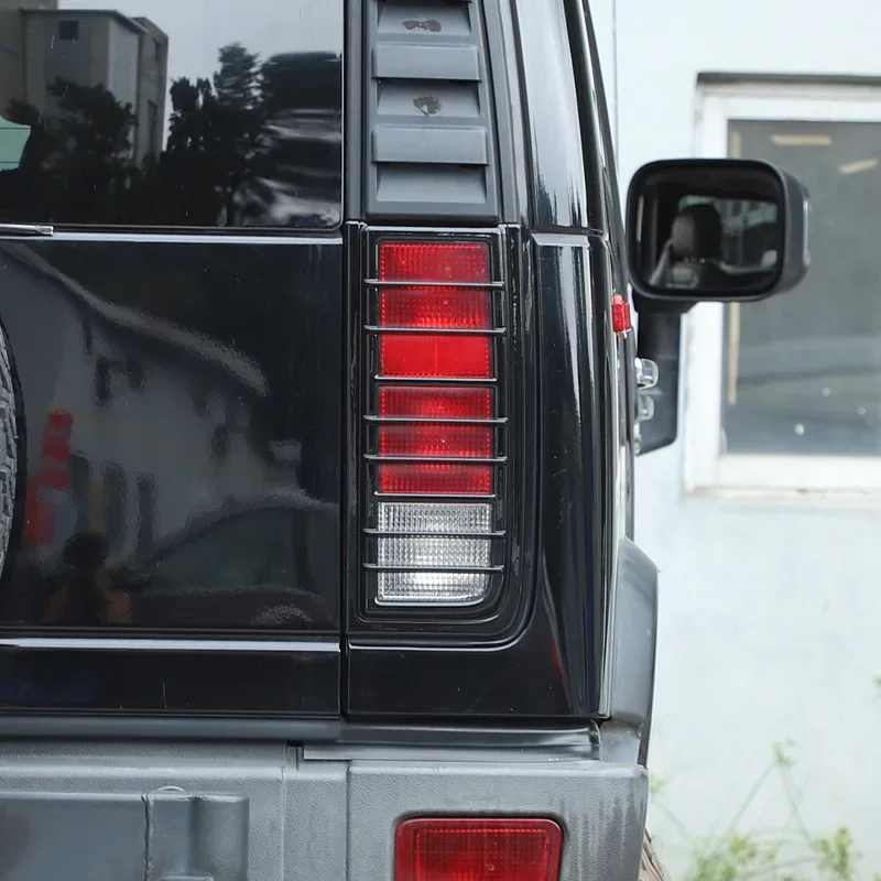 

ABS black For Hummer H2 2003-2009 car styling car taillight cover decorative cover sticker car decorative protection accessories