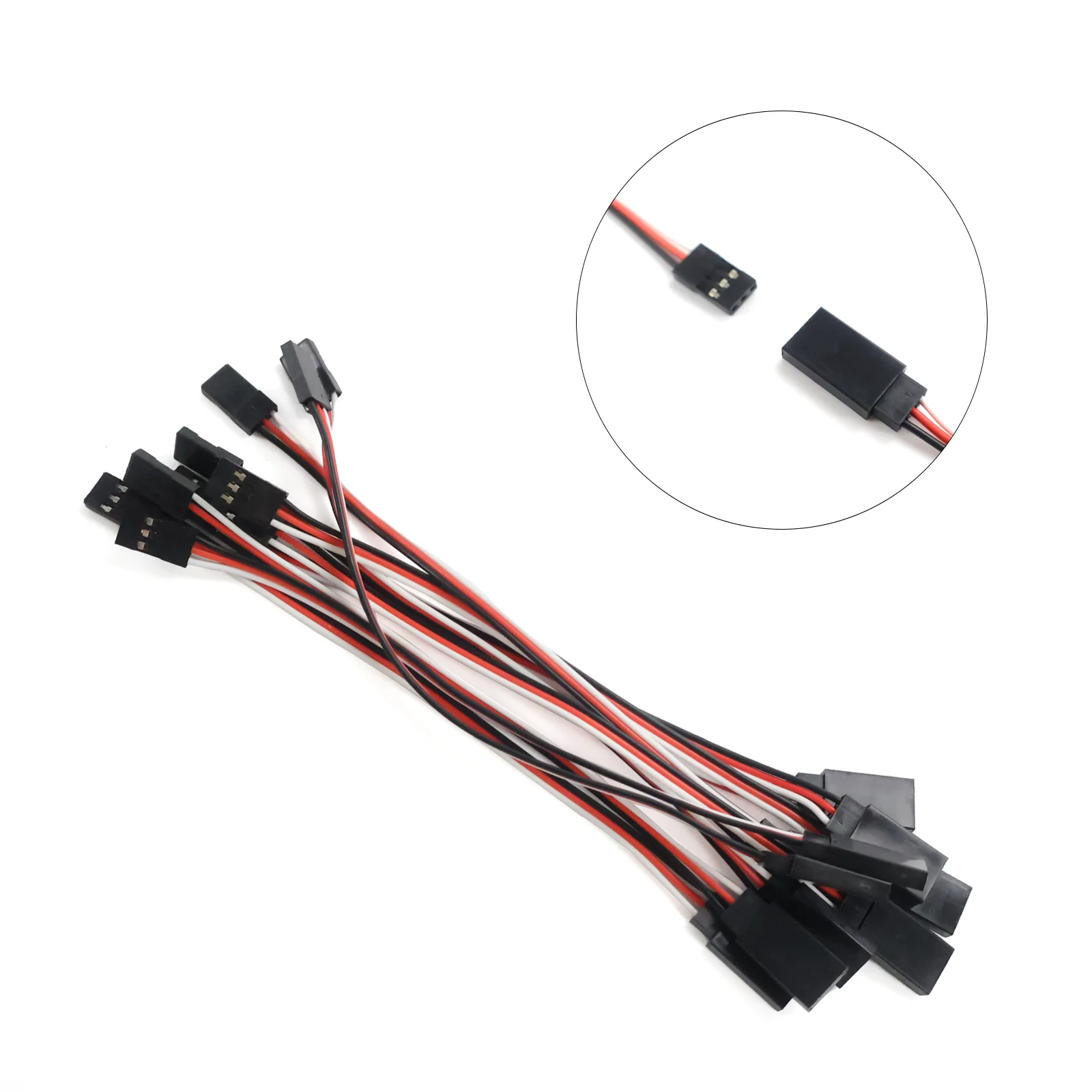 Servo Extension Cable Male to Female 30 Core 22AWG Lead Wire for Futaba JR Receiver RC Helicopter Drone Airplane 10Pcs/lot