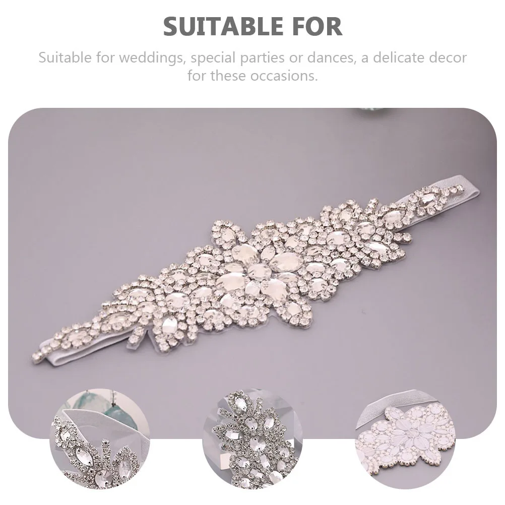 

1Pcs Rhinestone Headband Wedding Bridal Hair Accessory Exquisite Design Brilliant Color Special Occasions Bride Hairband