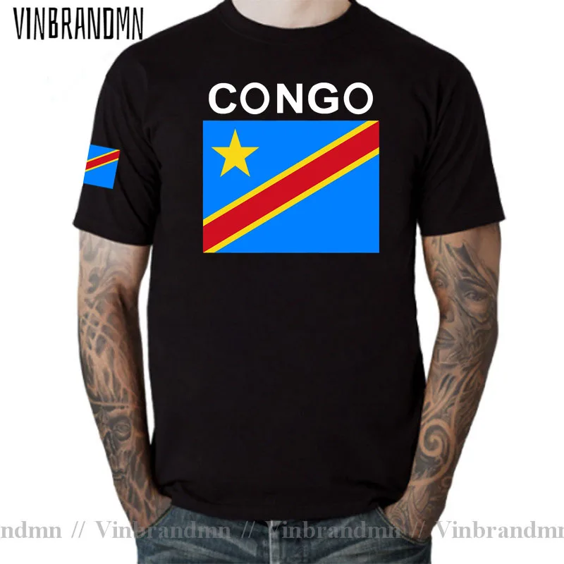 DR Congo men t shirts 2022 jerseys nation team cotton t-shirt gyms clothing tee country tops COD DRC DROC Congo-Kinsha Congolese