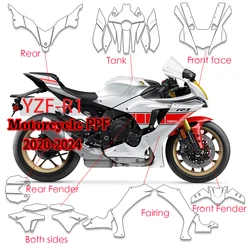 YZF R1 Bodykit TPU PPF Paint Protection Flims For Yamaha YZFR1 20-24 Anti-Scratch stickers Motorcycle Fairing Protective tools