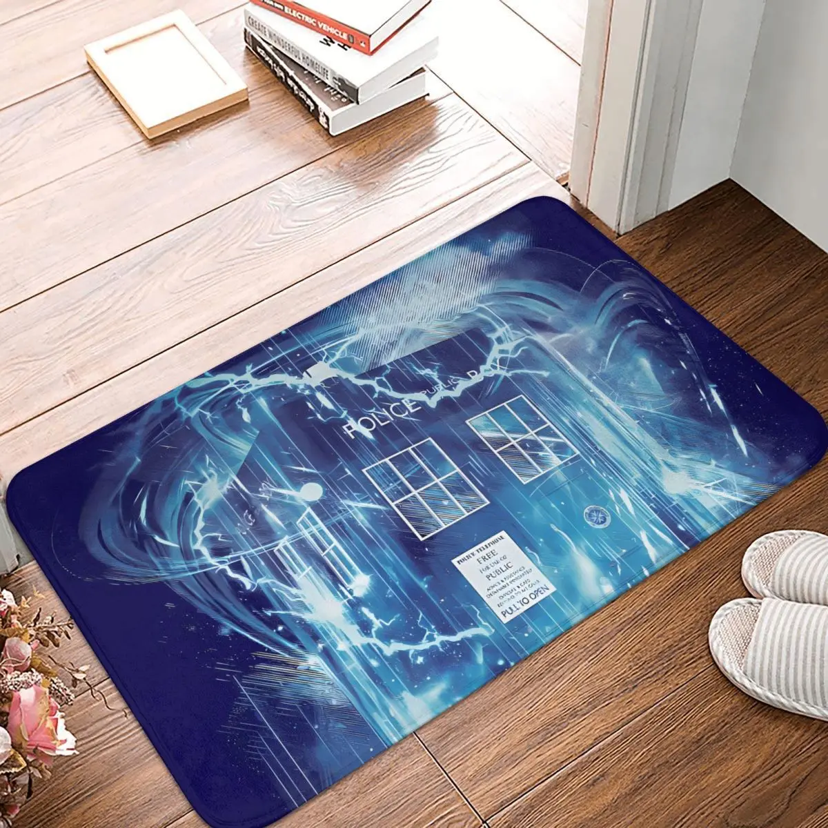 Time And Space Storm Non-slip Rug Doormat Living Room Mat Balcony Carpet Entrance Door Decor