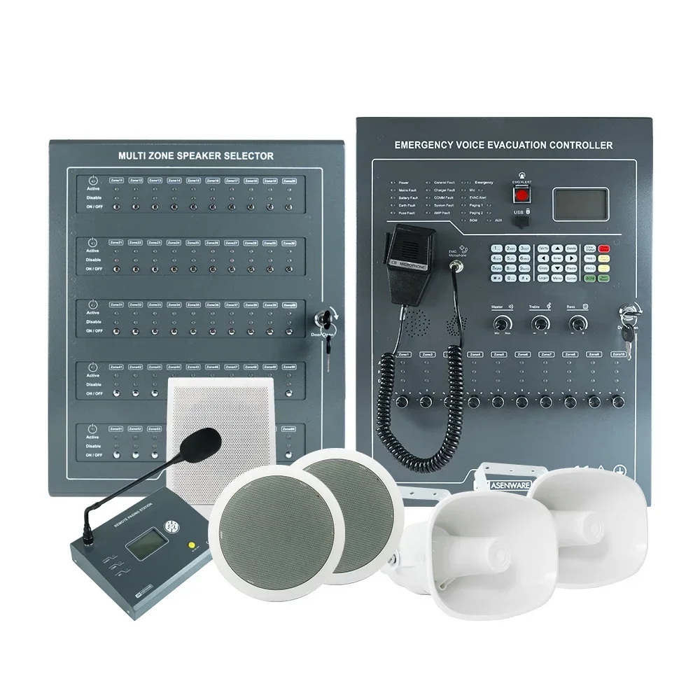AW-EVC500 Emergency Voice Evacuation System With High Quality Voice