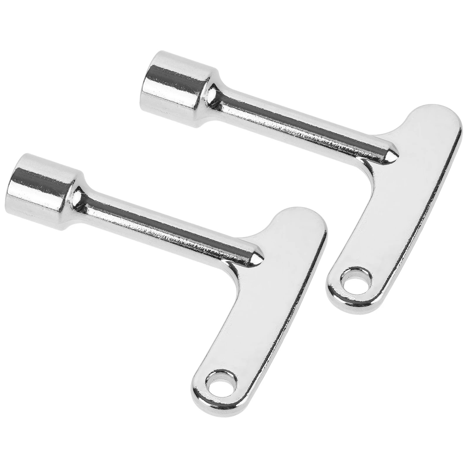 

2 Pcs Trash Can Key Alloy Garbage Bin Lock Fruit Box Metal Keys Silver Rubbish Lid