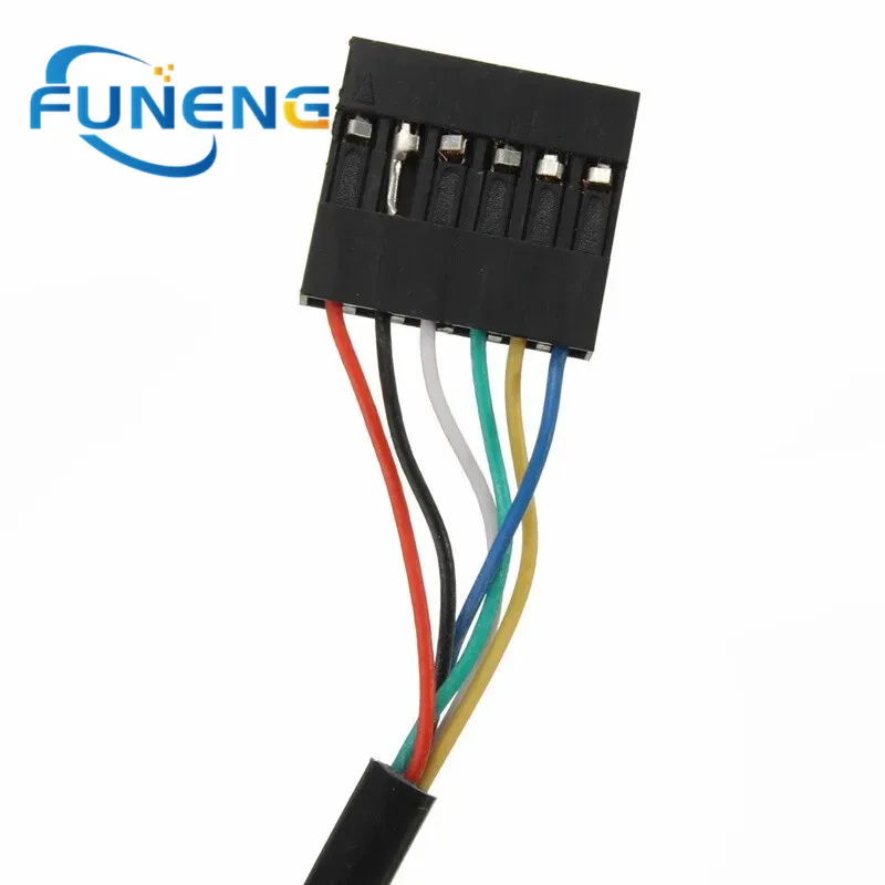 FT232RL   6Pin FTDI FT232 Module For Arduino USB to TTL UART Serial Wire Adapter RS232 Download Cable Module LED Indicator