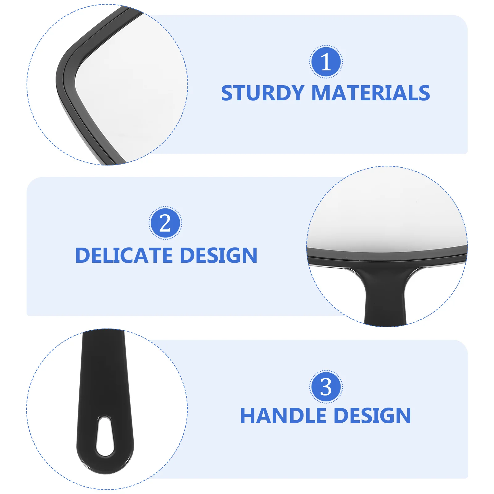 

Women Foldable Mirror Magnifying Handheld Personal Makeup Mirrors Travel Portable