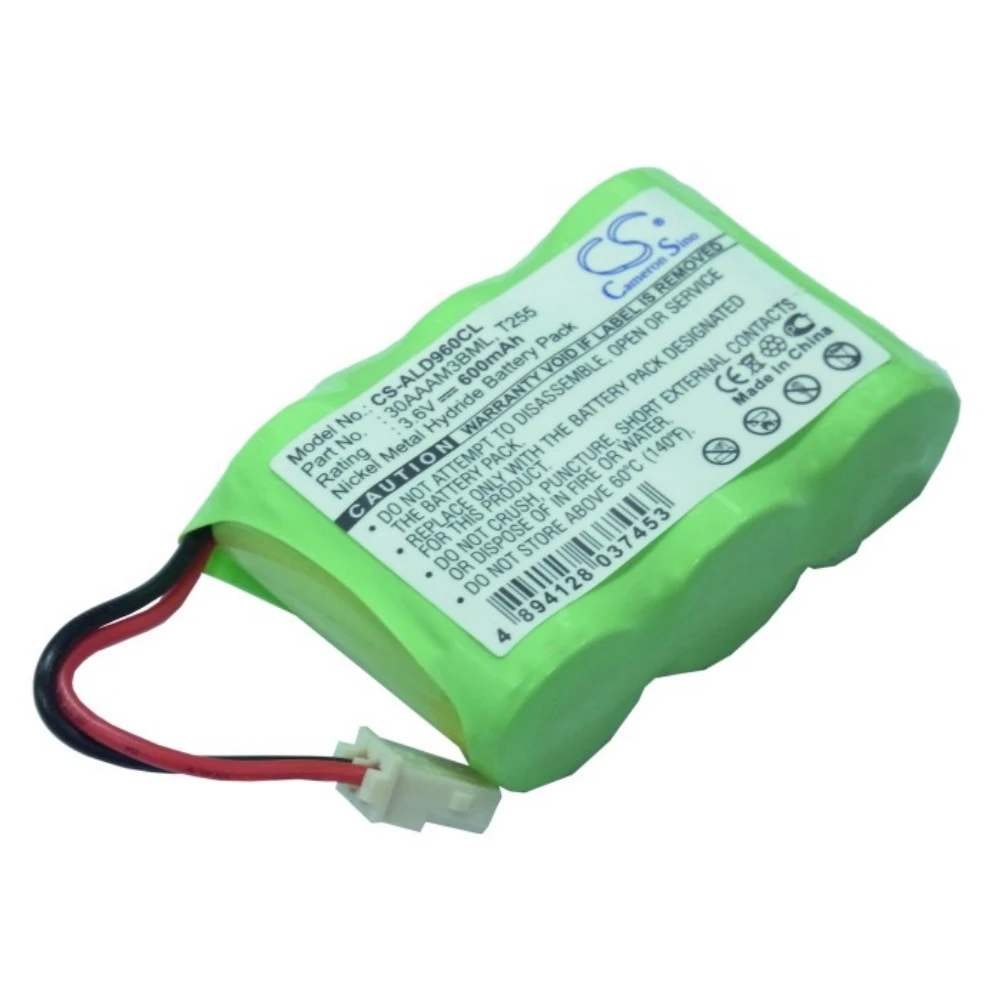 

Ni-MH Cordless Phone Battery for GP, 3.6V, 600mAh, Compatible Models: 970G, CAS 1300, CDL 960G, CLA 103, CLA 120, CLA 1600