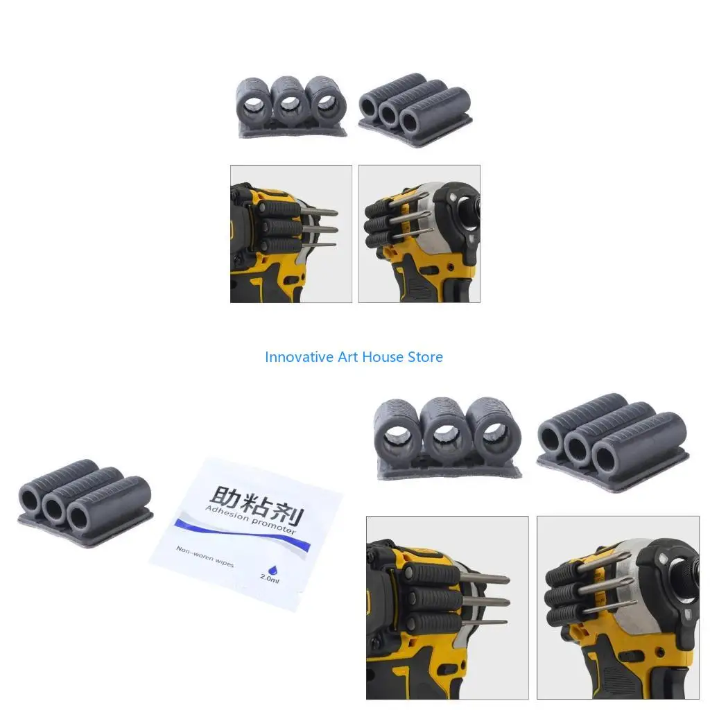 E1PC Multi Use Screwdriver Bit Organizers, High Compatibility, Sticks