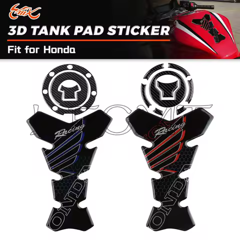 3D Fuel Gas Tank Cap Protector Sticker Tankpad Decals Fit for Honda HRC CBR250RR CBR1000RR CBR 1100 1000 900 400 600RR 650R 500R