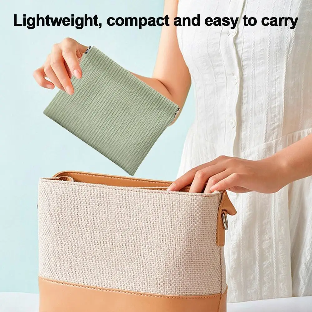 Modna Przenośna Kosmetyczka na Szminkę Mini Podróżna Torebka na Biżuterię Prosta Mała Torebka na Klucze dla Kobiet i Dziewcząt
