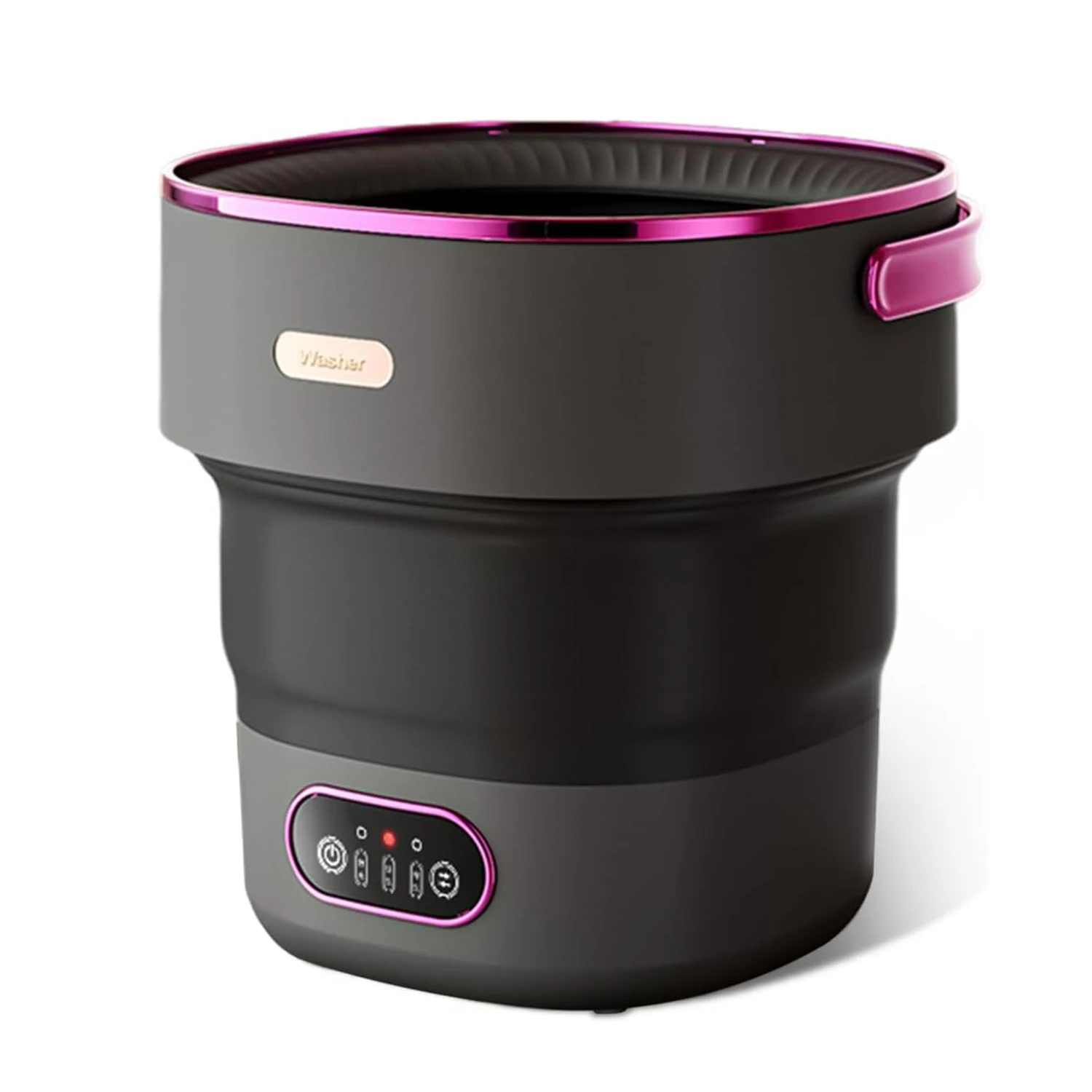 

Collapsible Mini Washing Machine and Spin Dryer 13L Portable Washer 3 Cleaning Modes for Baby Clothes Underwear Socks Travel RV