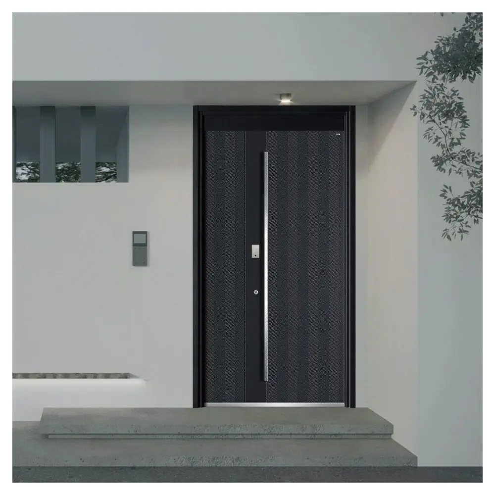 Customization Durable Anti-burglar Stainless Steel Entry Door Reinforced Frame Security Door For Residential Use