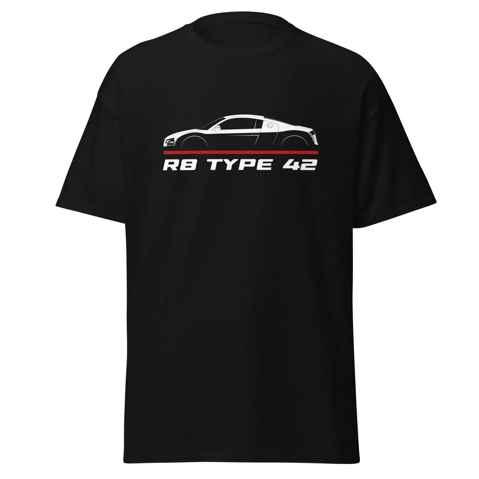 2024 Men T Shirt Casual Audis R8 Type 42 2006-2015 Car Enthusiast T-shirt Graphic Summer Short Sleeves 100% Cotton S-3XL Tee