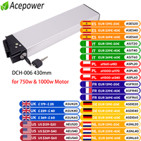 DCH-006 48V 1000W 750W Folding Electric Bike Battery 48V 14Ah 12.8Ah 12Ah Ebike Bike Batteries for MX01 LAFLY X3 JINGHMA R7 R5