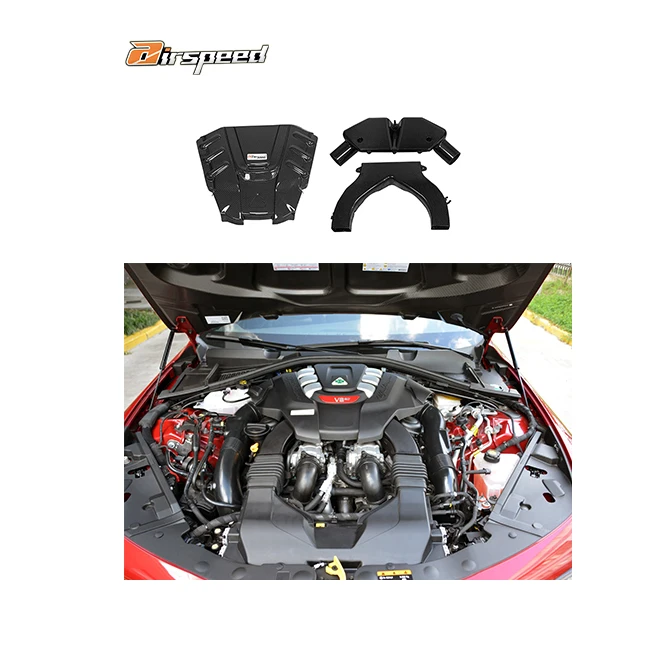 

Автомобильные детали Cc, 100% сухая система впуска холодного воздуха из углеродного волокна для ALFA ROMEO Giulia 2.9T