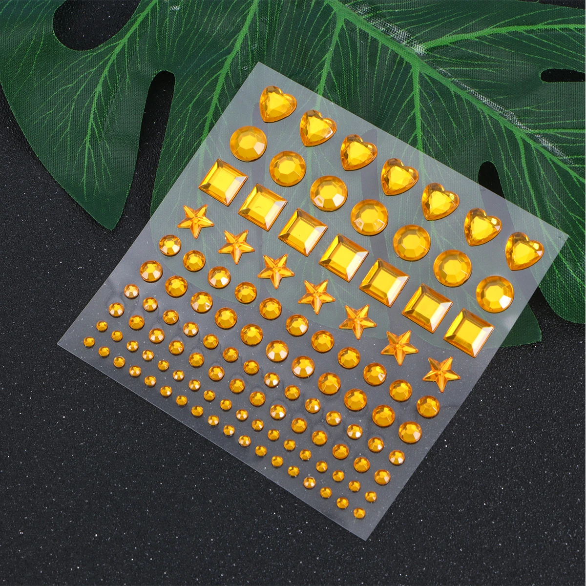 

5 шт., акриловые хрустальные наклейки, декоративные детские наклейки для ноутбуков, автомобилей, мобильных телефонов, скрапбукинга, художественных поделок, золотистые, разноцветные, самоклеящиеся