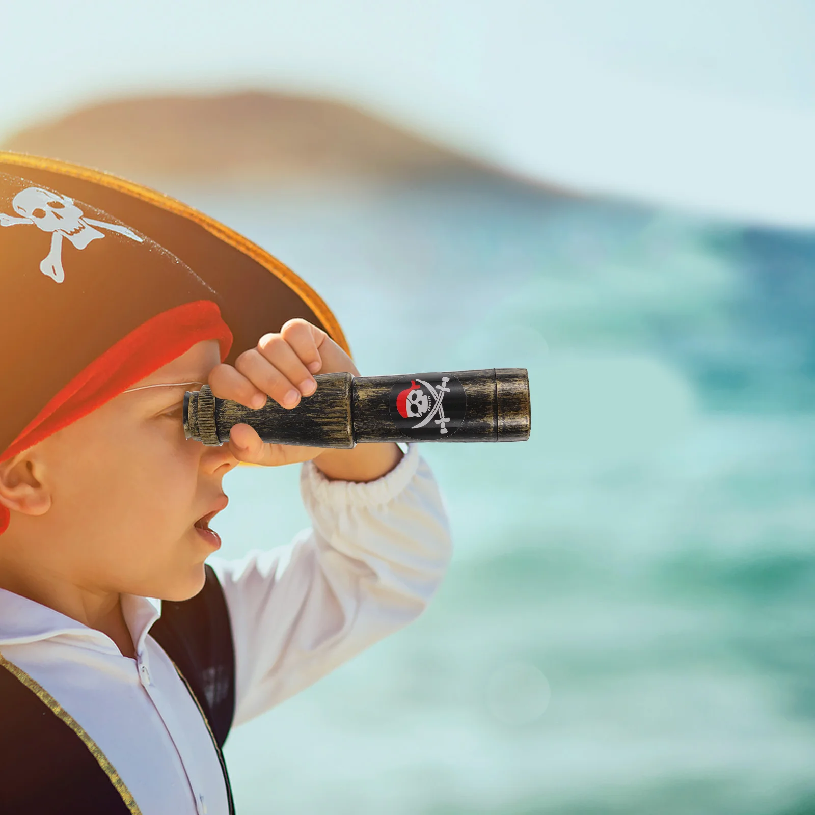 

6 Fun Science Plaything\ ：\ 6 Pcs Telescope for Kids 3 5 Bronze Paint Toy Party Favors Small Light for Kids