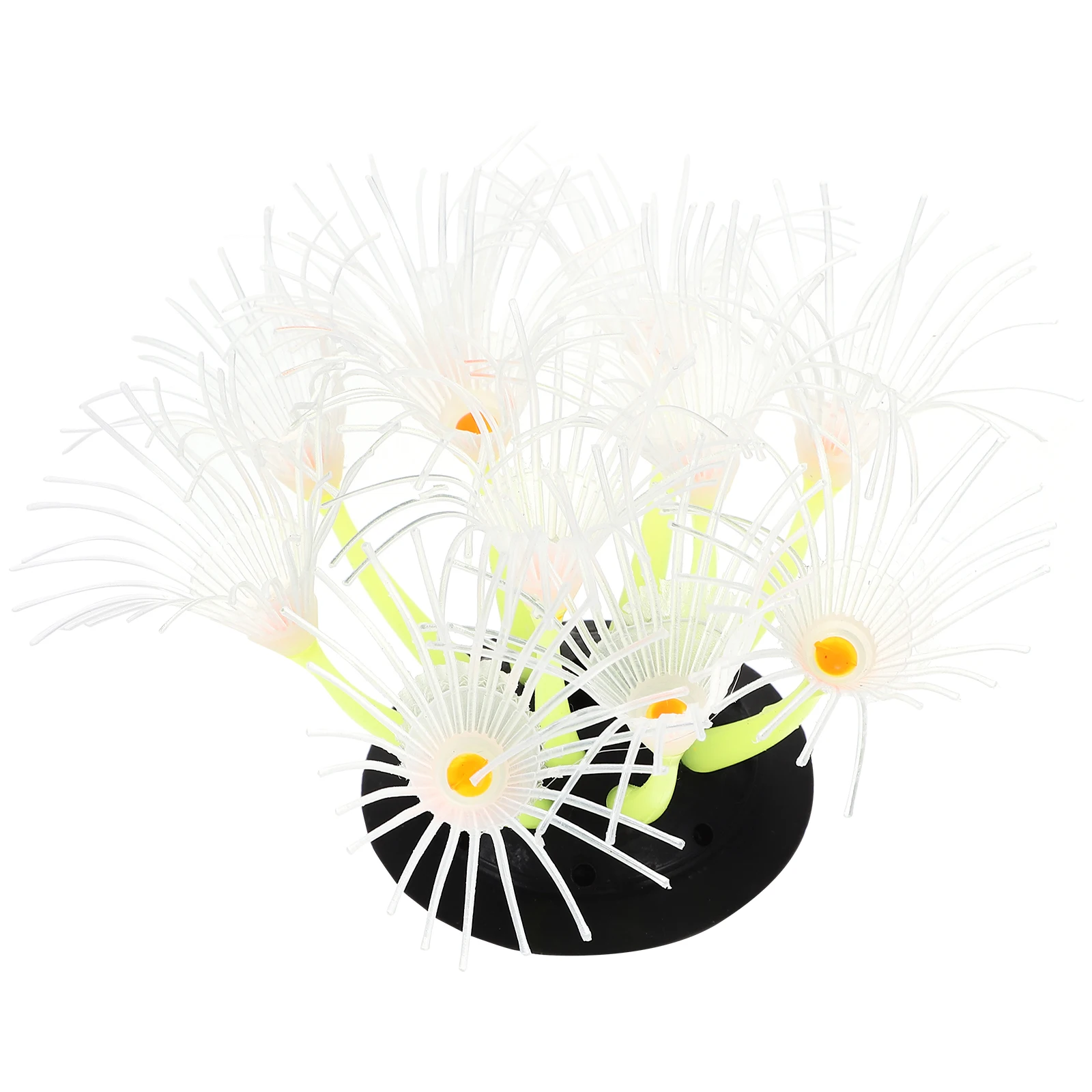 

Fish Decor Artificial Sea Sculpture Aquarium Ornament Silicone Lifelike Decoration Underwater Fake Sea Coral Fish Tank