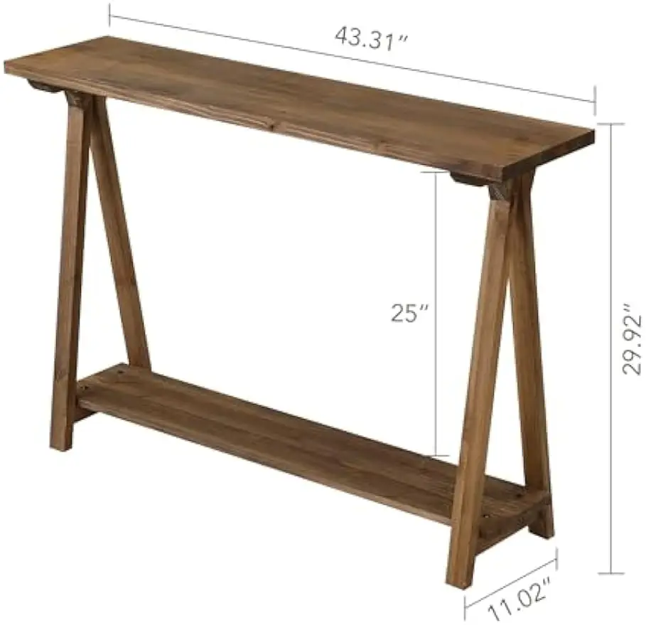 Solid Wood Console Tables - 43.3