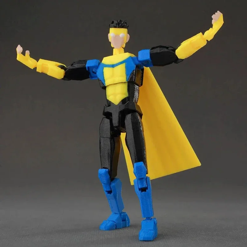 Multi-jointed Posable Robot Model Ornaments , Anime Collectible For Titan 13 DIY Movable Joint Action Figure For Desktop & Gifts