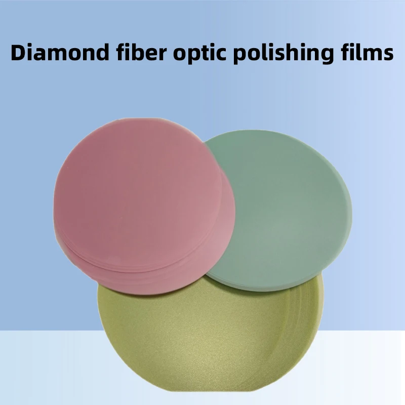 NNTADS-Fiber Optic Diamond Lapping Films, Fiber Optic Polishing Paper, Polish Tools, 1um, 3um, 9um, 30um, 127mm, 10Pcs per Lot