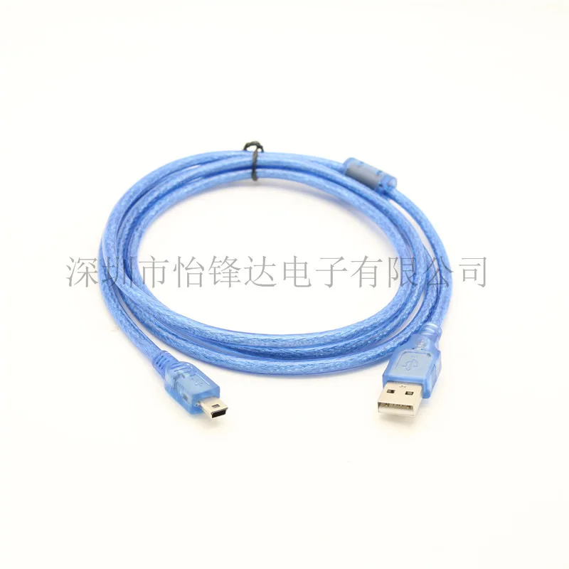 Mini 5Pin USB Cable USB 2.0 Type A Male to Mini 5P Male Foil+Braided Shielded 1.5m 1.8m 3m 5m 10m