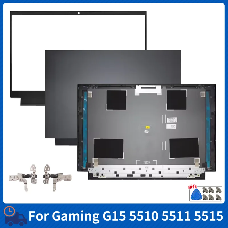 New For Gaming G15 5510 5511 5515 Laptop LCD Back Cover/Front Bezel Hinge Computer Replacement Parts Screen Rear Lid Casing Case