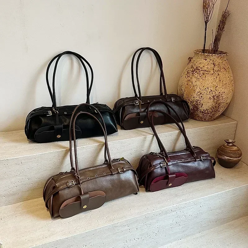 Fibbia Decorazione Moda PU Borsa a tracolla Solido di grande capacità All-match Borsa 2024 Borse di vendita calde per le donne Bolsa Bolsa Mujer