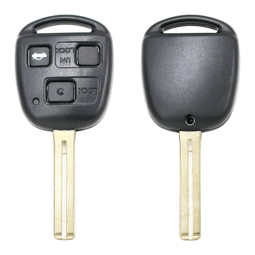 3 Buttons Remote Car Key Fob ASK 433MHz 4D68 Chip for Lexus FCC ID: 50171 TOY48 Uncut Blade