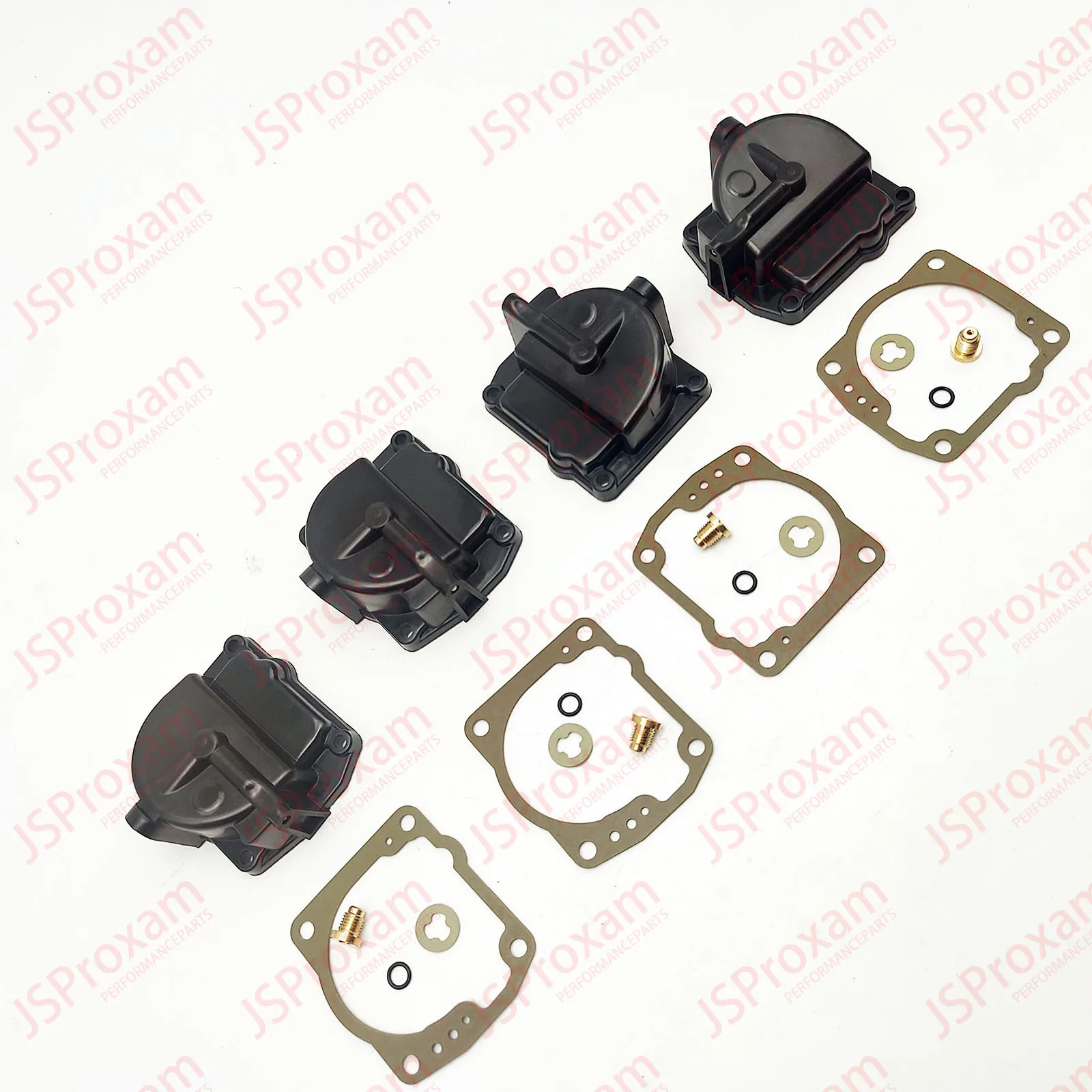 4Pcs 0433000 433000 Replaces Fits For Johnson Evinrude 766418 941690-433000 Carburetor Float Bowl Chamber w/Gasket