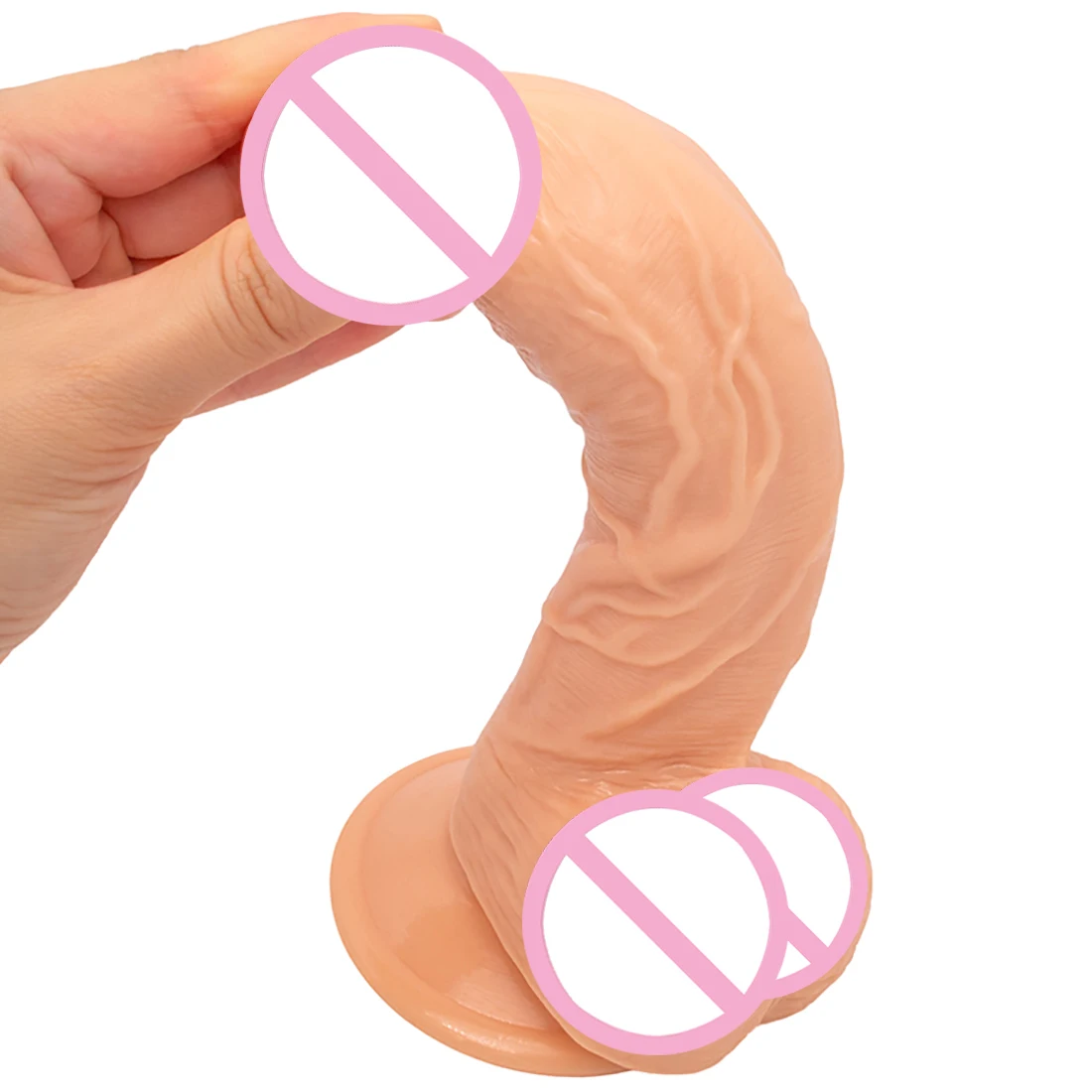 Huge Realistic Dildos Soft Skin Feeling Phallus Anal Plug Safe Penis Big Dick with Suction Cup Sex Toys for Women Masturbation