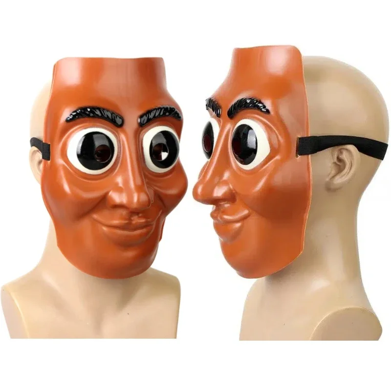 Tung Tung Sahur Wooden Man Mask Italian Brainrot AI Meme Halloween Cosplay Prop Monster Costume Party Mask