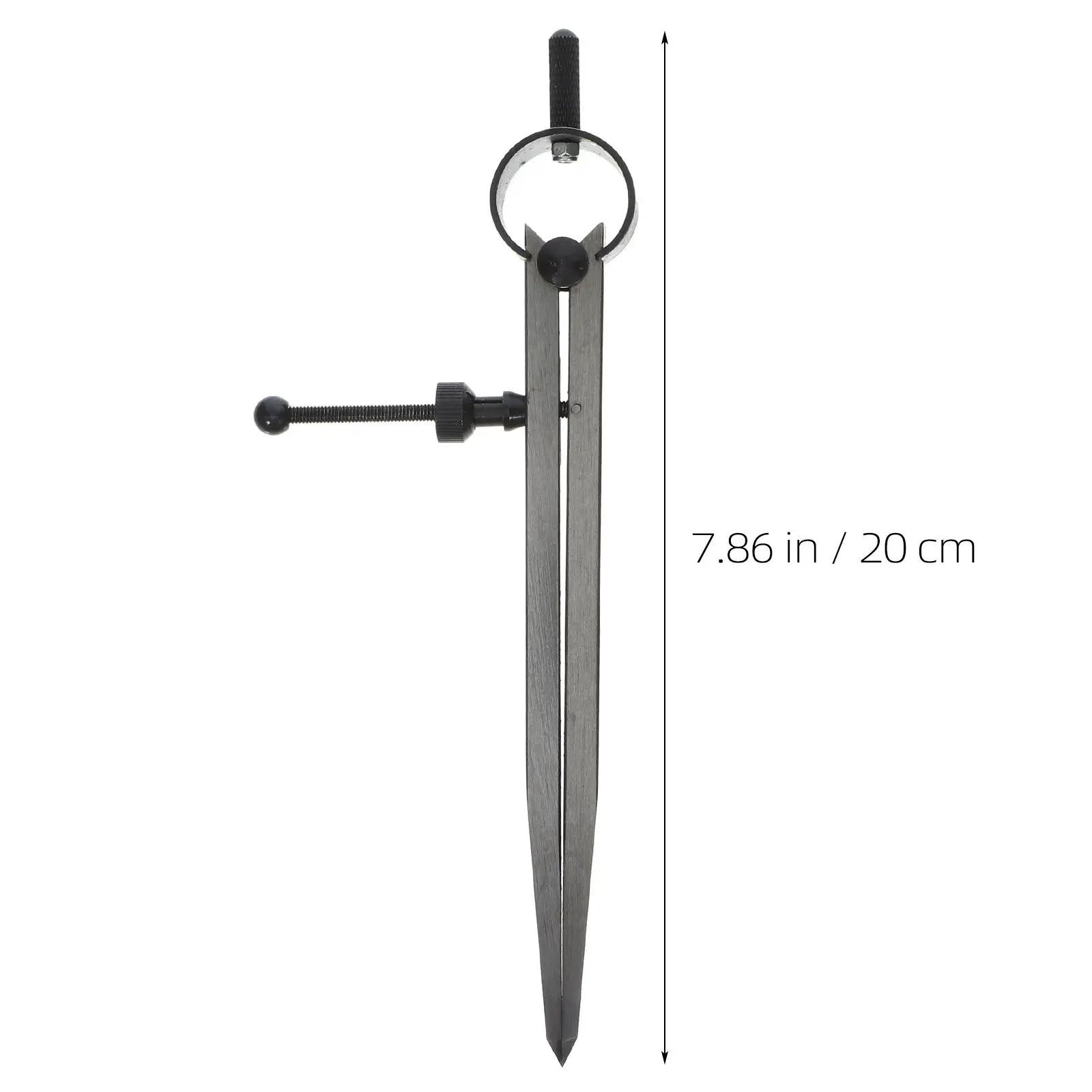 Professional Spacing Gauge Tool Precision Bow Compass Metal Scribe Divider for Woodworking Drafting Craft Furniture