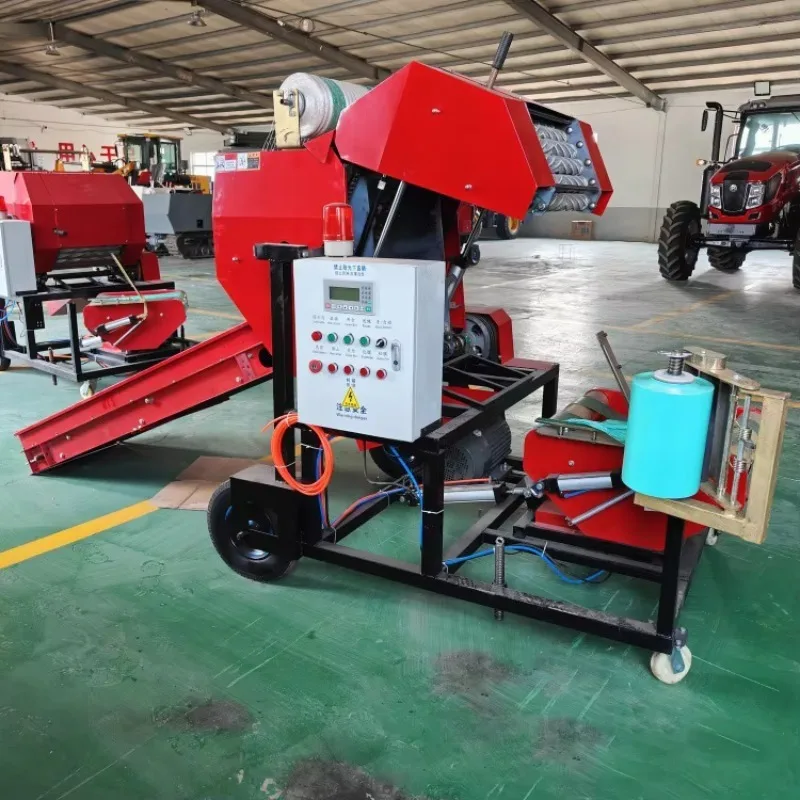 Silage Baling and Wrapping Machine Professional Corn Silage Baler and Wrapper Machine Hay Baler Silage Machine