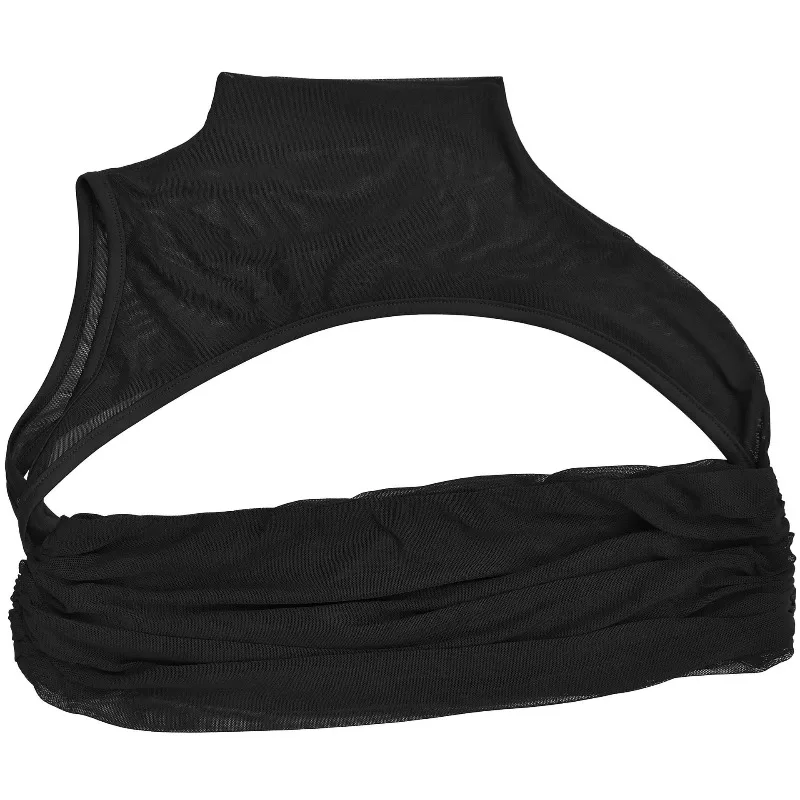 KEXU One Kurzarm-Ausschnitt, Netzstoff, gestapelt, gerüscht, figurbetont, Midi, Maxi, langes Damenkleid, 2025, Urlaub, sexy Party, Vestido-Kleider