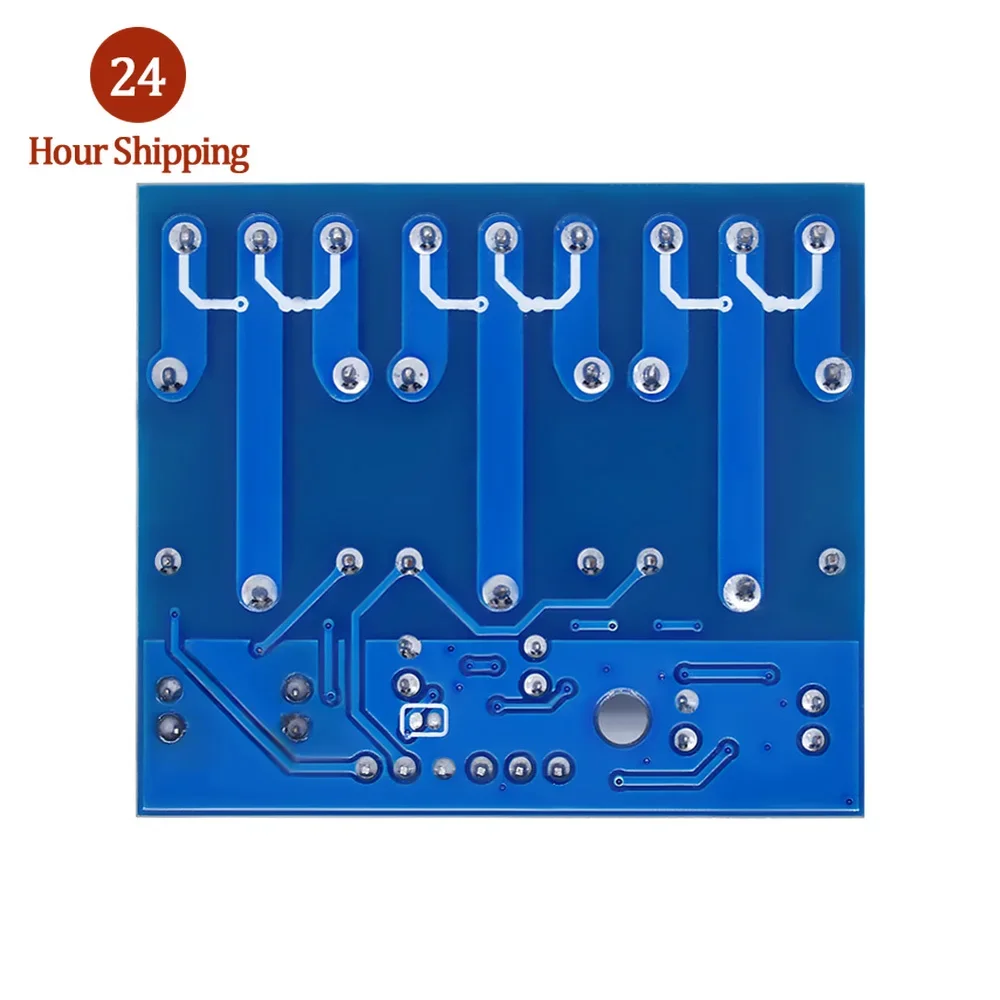 5V/12V 3 Channel Relay module is equipped with optical coupler to isolate the 3.3V and 5V signals of the high-voltage relay