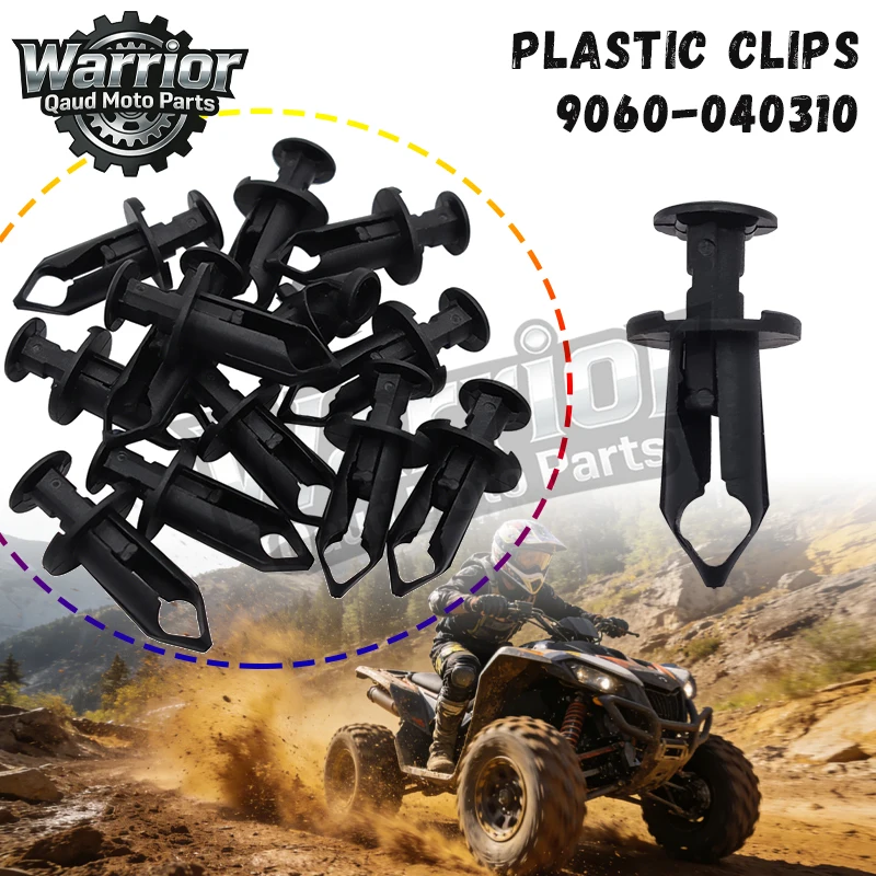 PLASTIC CLIPS/9060-040310,FOR CFMOTO CFORCE 110 SE 400 520 625 UFORCE 600 BASE 800 EPS ZFORCE 950 1000 SPORT & Z5 Z8 U6 EV CF500