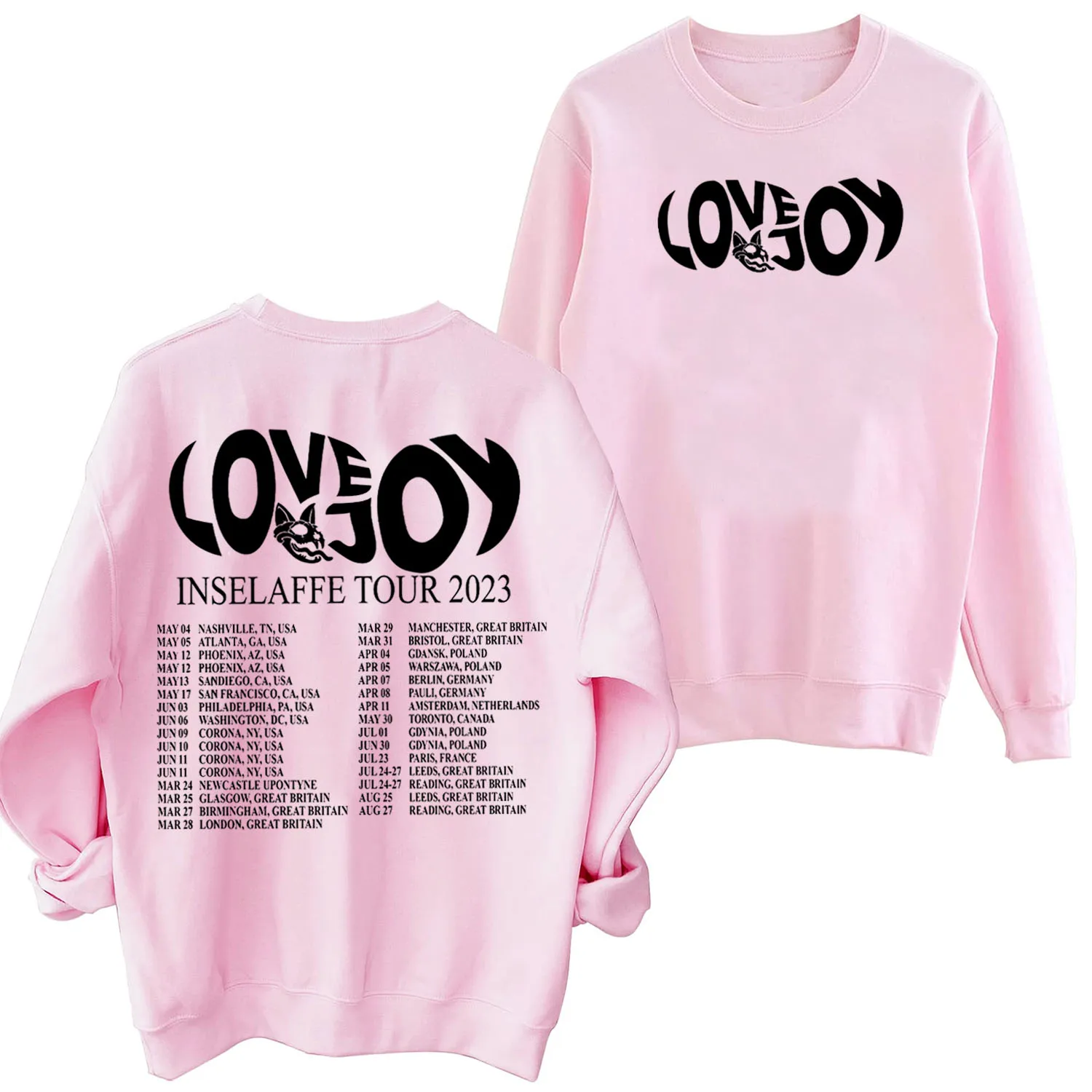 Lovejoy North Hern Autumn Tour Crewneck Hoodie Lovejoy Sweatshirt Lovejoy Merch Oversized Sweatshirt Pullover Tops