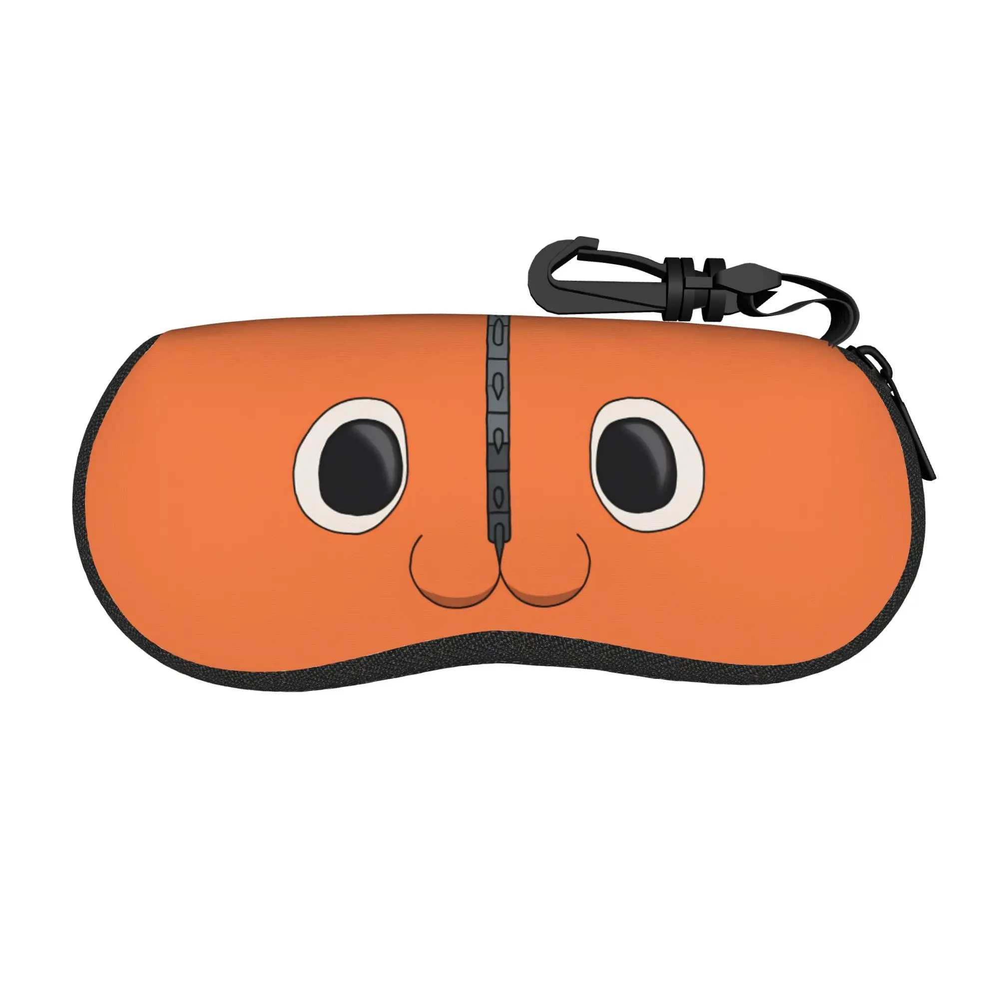 

Anime C-Chainsaw Man Pochita Glasses Case Outdoor Sunglasses Pouch For Men Classic Eyewear Organizer Zipper Eyeglass Protector