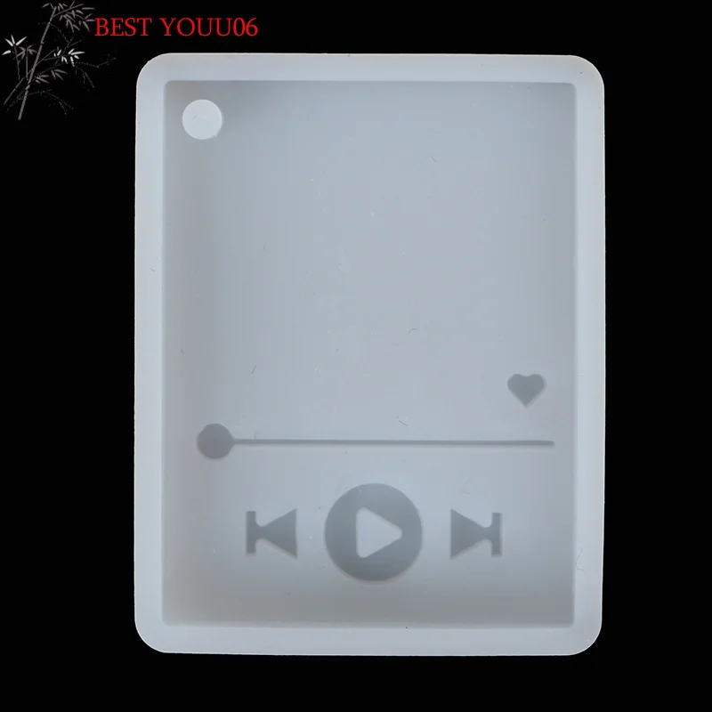 

(YOUU06) Суперглянцевая силиконовая форма для литья брелоков из эпоксидной смолы, для поделок своими руками