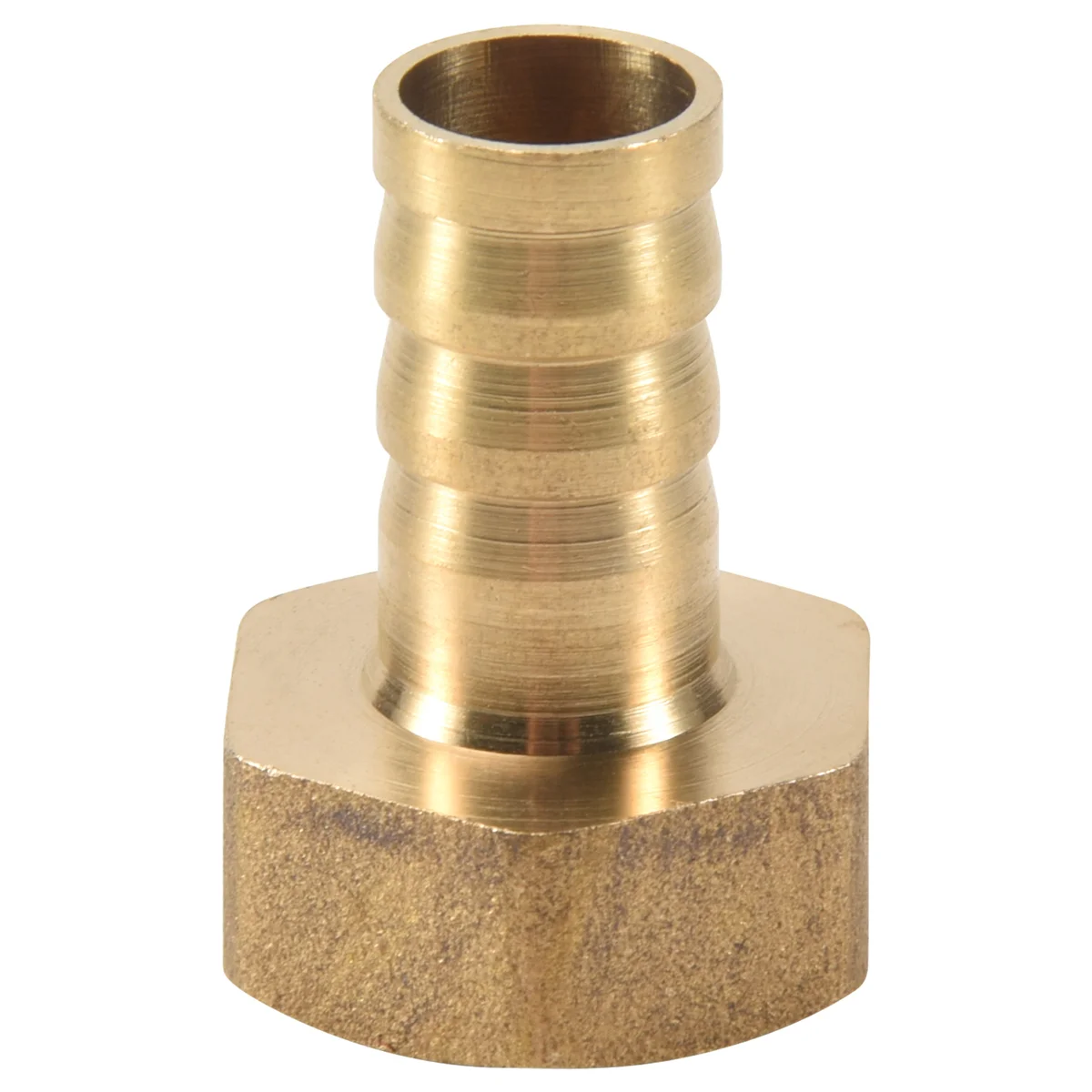 Gold Brass Fitting 10mm Hose Barb 1/2