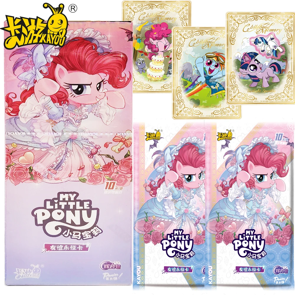 

Original KAYOU My Little Pony Collection Cards Classic Animation Twilight Sparkle Retro Detective Theme Character Cards Kid Gift