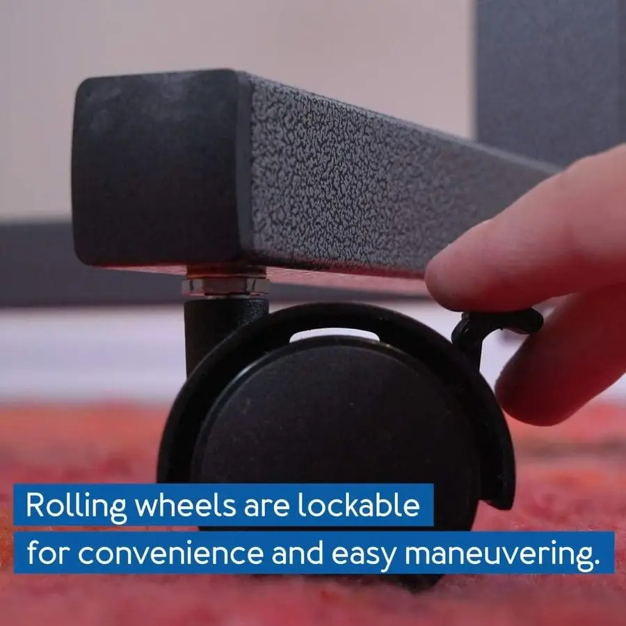 Overbed Table, Adjustable Overbed Bedside Table with Wheels, Bed Desk amp Couch Desk, Rolling Over Bed Bedside Table for Hospita