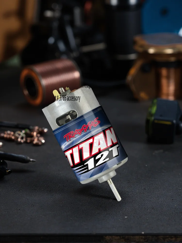 RC model TRAXXAS 12T 550 brushed motor TITAN 1/10 brushed motor upgrade part # 3785 accessory