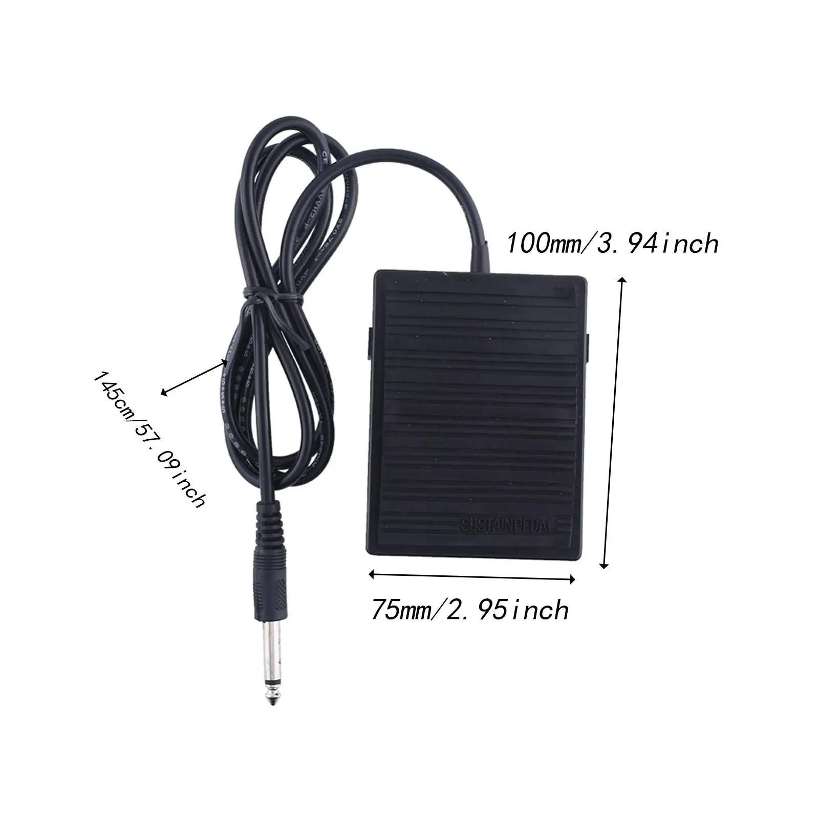 Electric Pianos Keyboards Sustain Pedal for MIDI Synthesizer for Performance