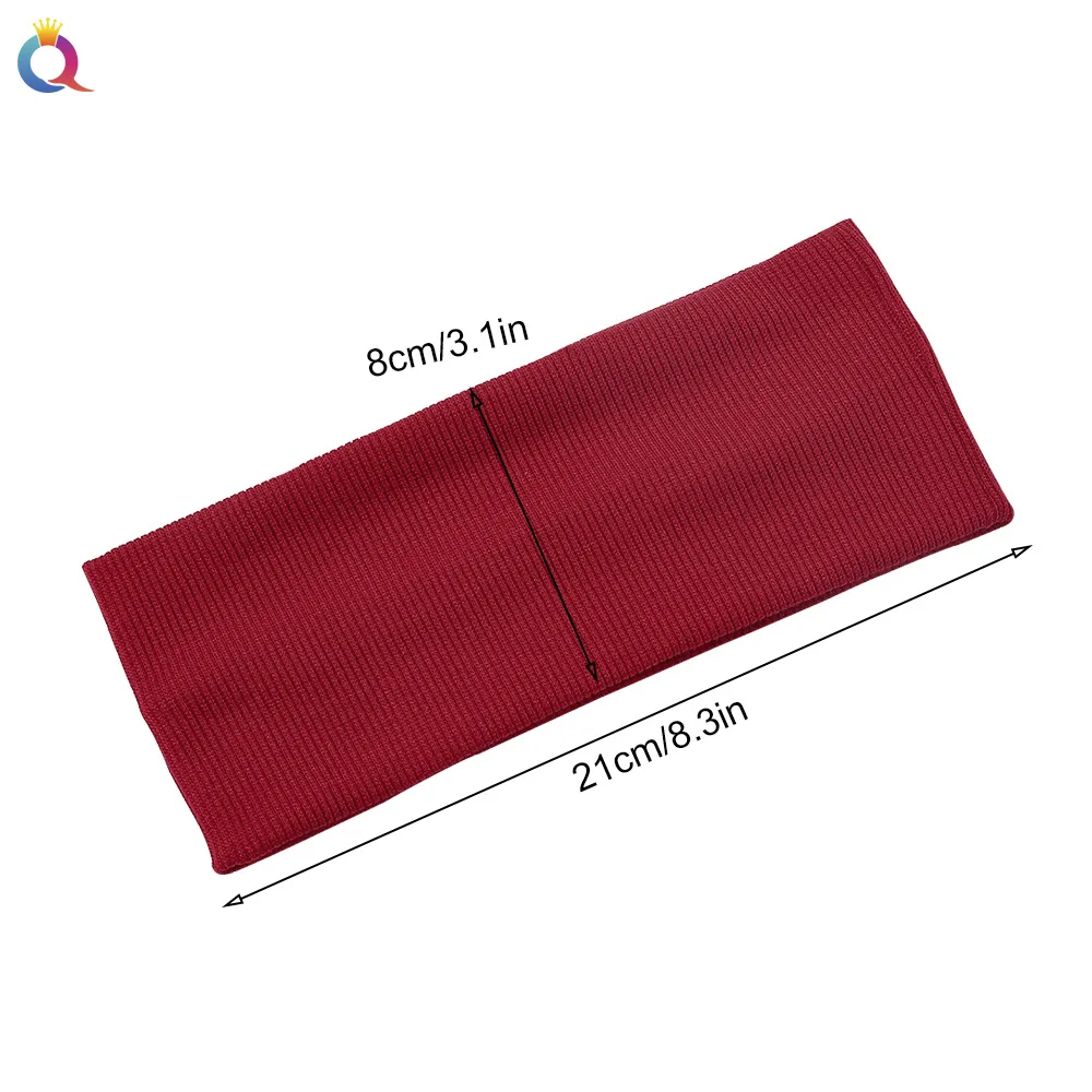 Neue gestrickte Haarbänder für Frauen, beliebte europäische und amerikanische Yoga-Stirnbänder, atmungsaktive Haarbänder aus Baumwolle mit Schweißfaden