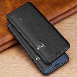 Vintage Cross Genuine Leather Cases For Huawei Mate 20 30 Rs Porsche Design Ultra Thin Smart Awake Sleep Flip Cover For P30 Pro