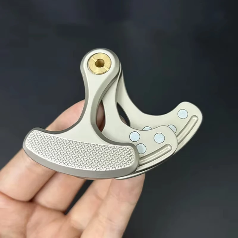 Magnetic Push Card Pointing Tiger Window Breaker 3in1 Mechanical Slider Pushing Plate Haptic Coin Mini Fidget Stress Relief Toy