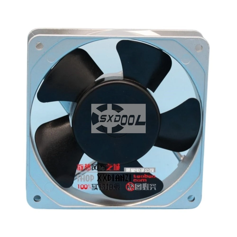 CU52B3 120mm 200-240V AC Industrial Cooling Fan, 13W Power, 2500-3200RPM, 3.88-4.55m³/min Airflow, 35-44dB-A