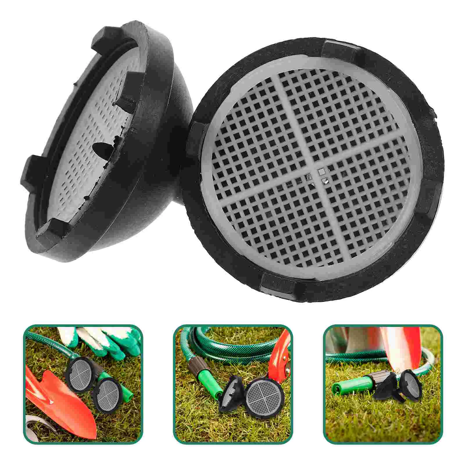 

2 Pcs Sprayer Filter Camper Accessories Encryption Hose Strainer Screen Black Water Pump Filters Pressure Washer Electric